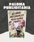 Paloma Publicitaria de Madera Personalizada