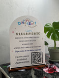 Señalética de mesa personalizada