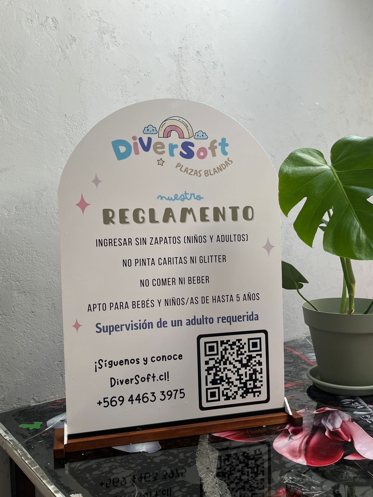 Señalética de mesa personalizada